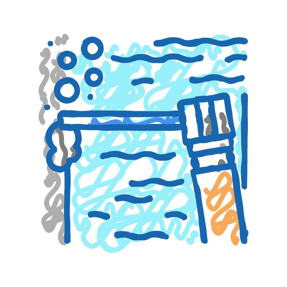 spot welding icon doodle illustration vector