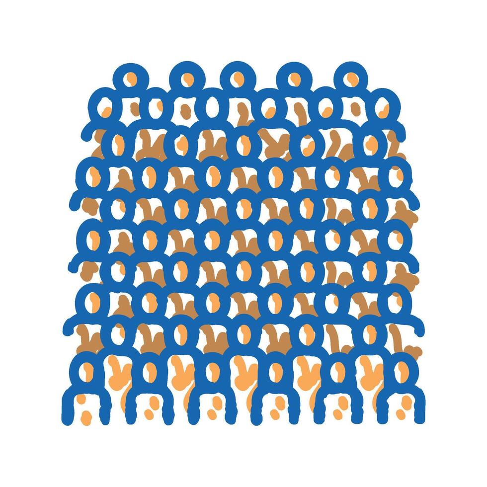 terracotta army icon doodle illustration vector