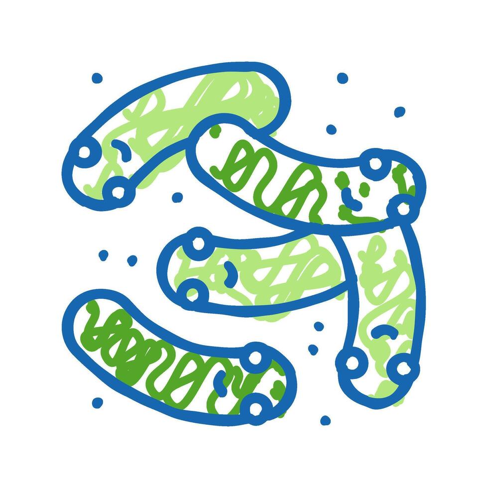 character bacteria virus icon doodle illustration vector