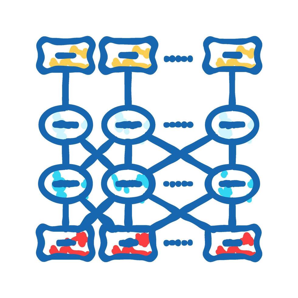 bert bidirectional encoder representations transformers icon doodle illustration vector