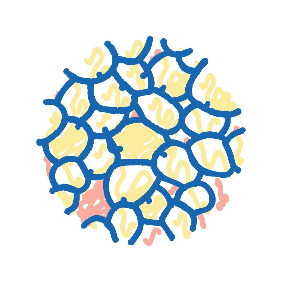 adipose tissue obesity overweight icon doodle illustration vector