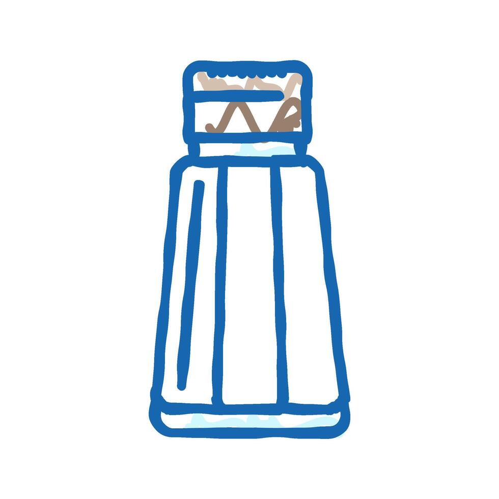 teapot glass package icon doodle illustration vector
