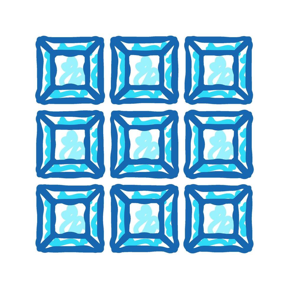 custom mirror icon doodle illustration vector
