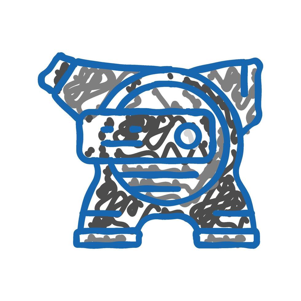 utility fan garage tool icon doodle illustration vector