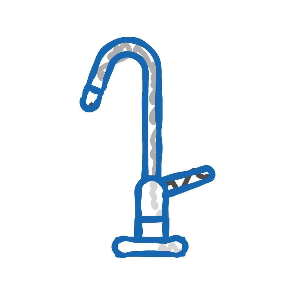drink faucet water icon doodle illustration vector