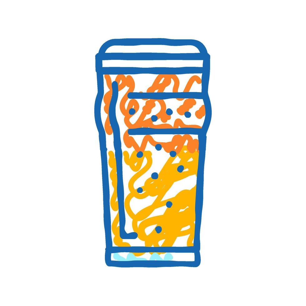 pint beer drink icon doodle illustration vector