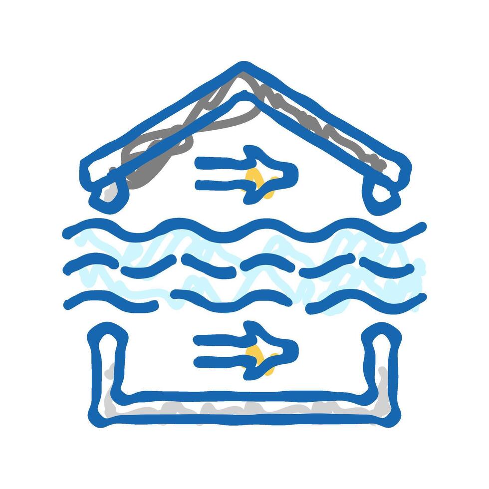 ventilation control icon doodle illustration vector
