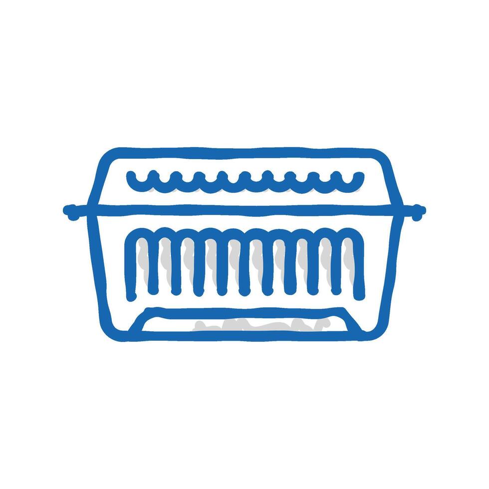 disposable plastic icon doodle illustration vector