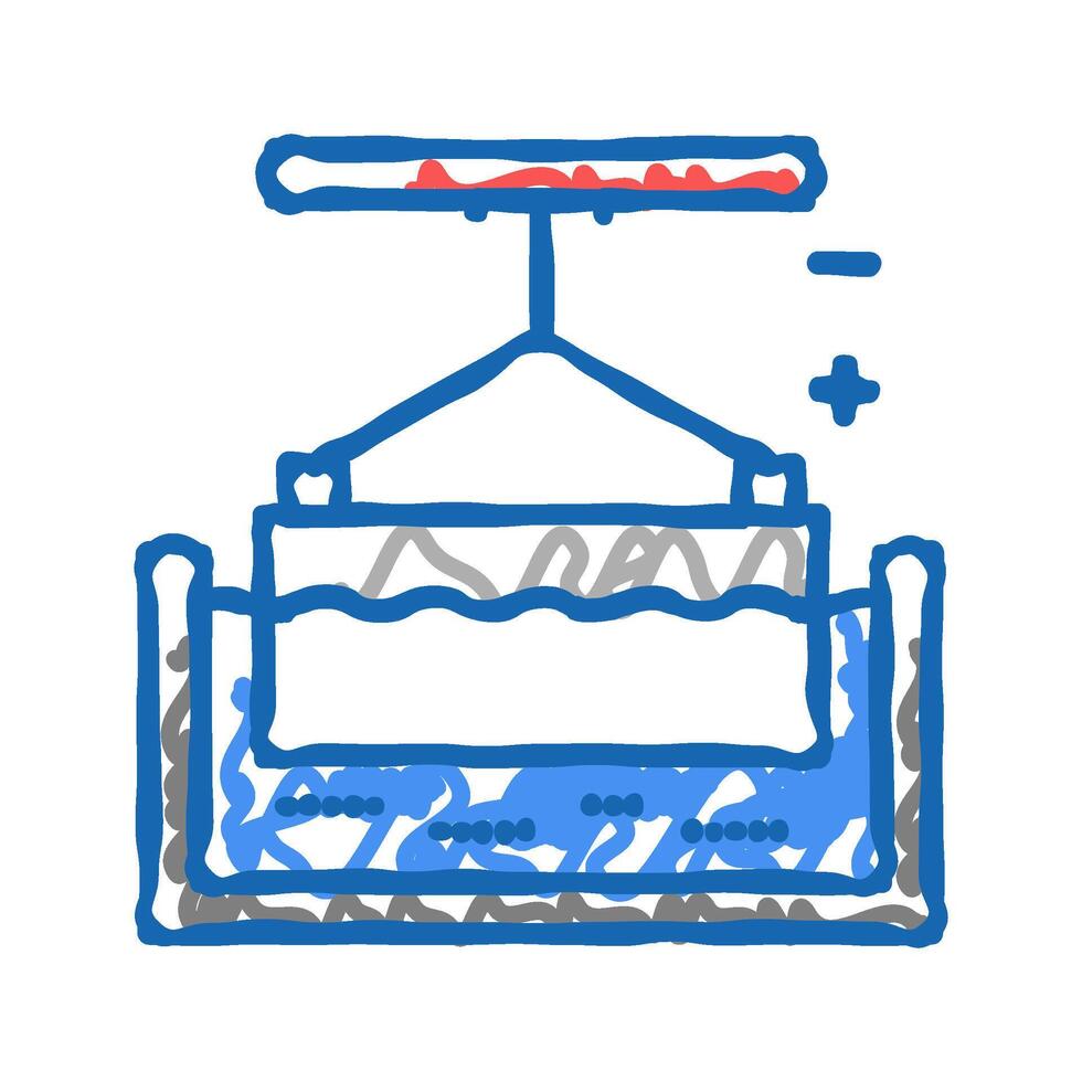 metal galvanization icon doodle illustration vector