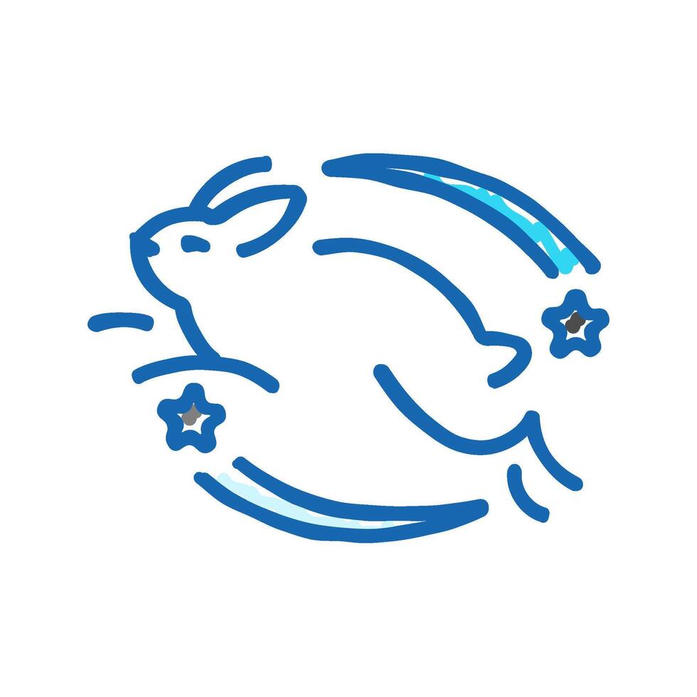 cruelty free product label warning icon doodle illustration vector