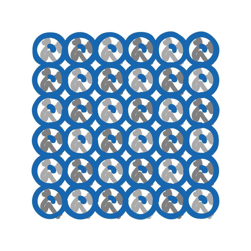 magnetic balls fidget toy icon doodle illustration vector