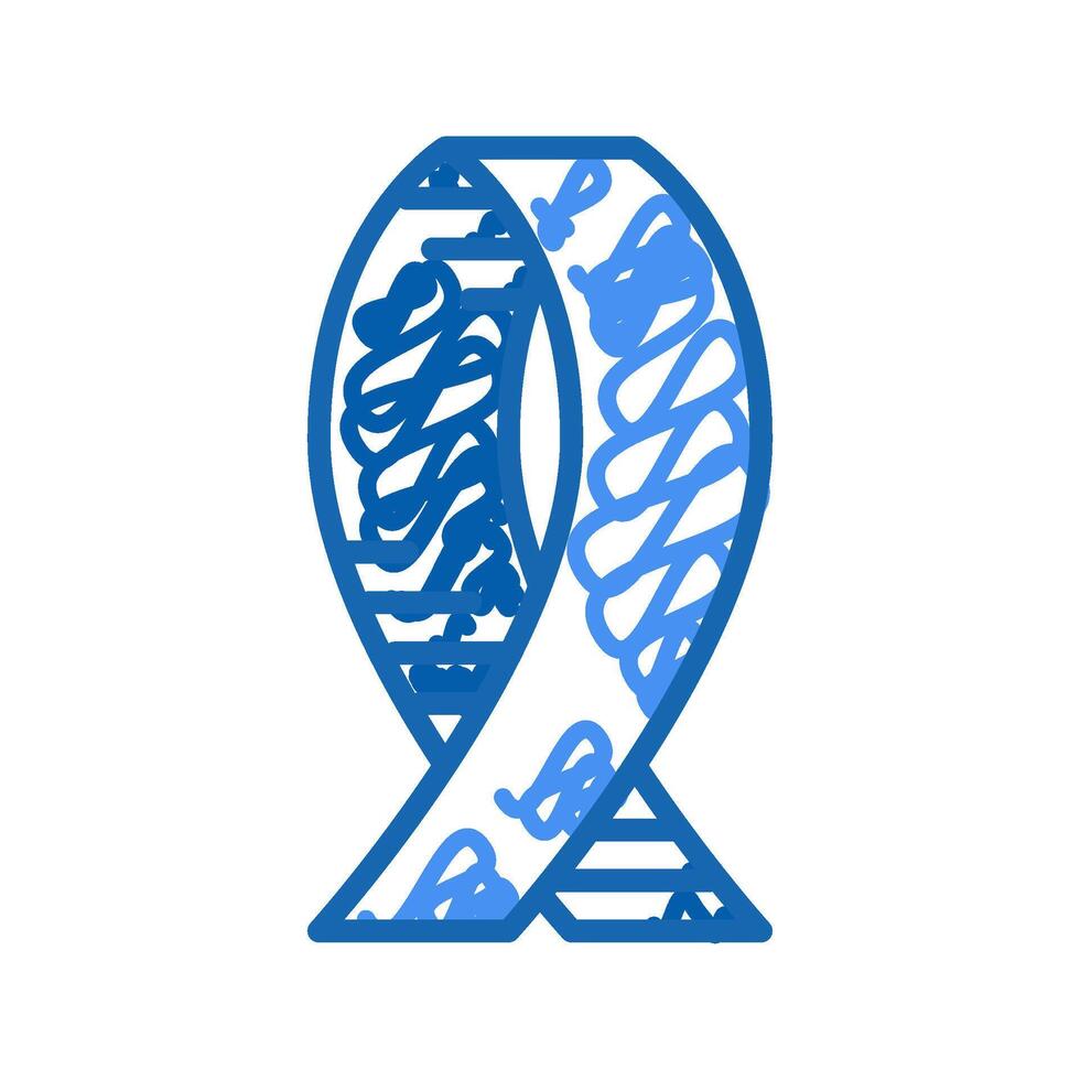 badge ribbon banner design icon doodle illustration vector