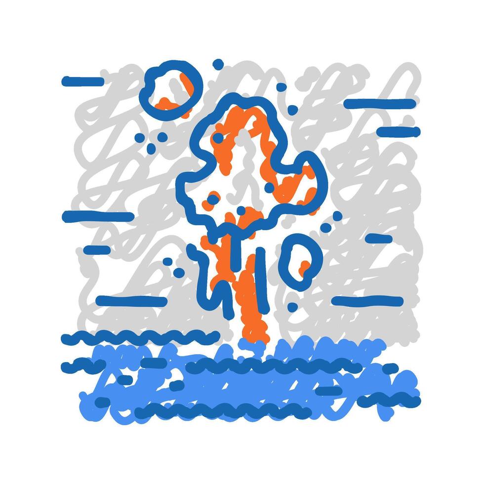 marine corrosion icon doodle illustration vector