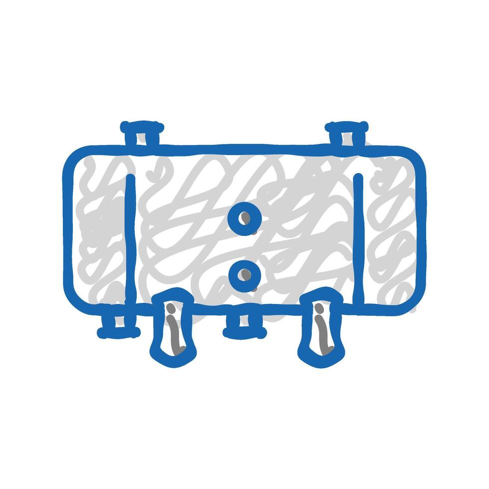 pressure vessel engineer icon doodle illustration vector