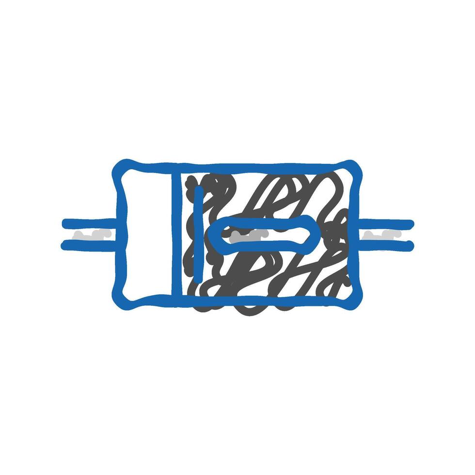 diode electrical engineer icon doodle illustration vector