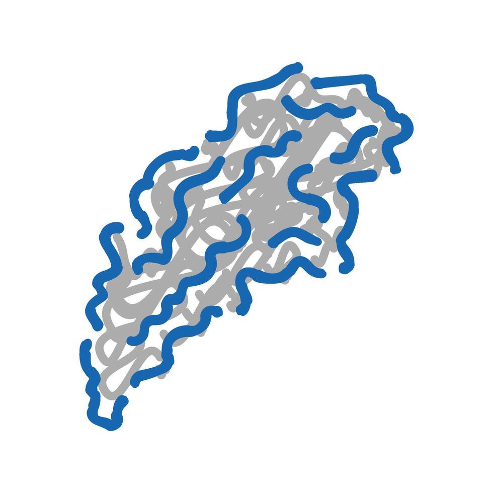 smoke smell icon doodle illustration vector