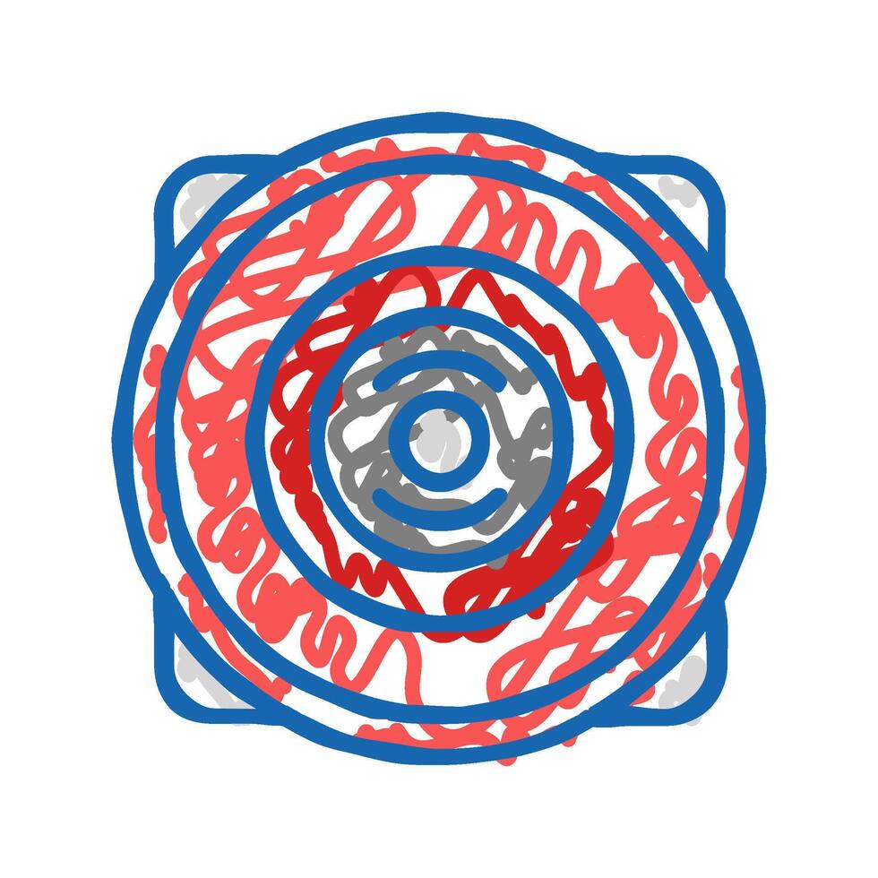bell alarm icon doodle illustration vector