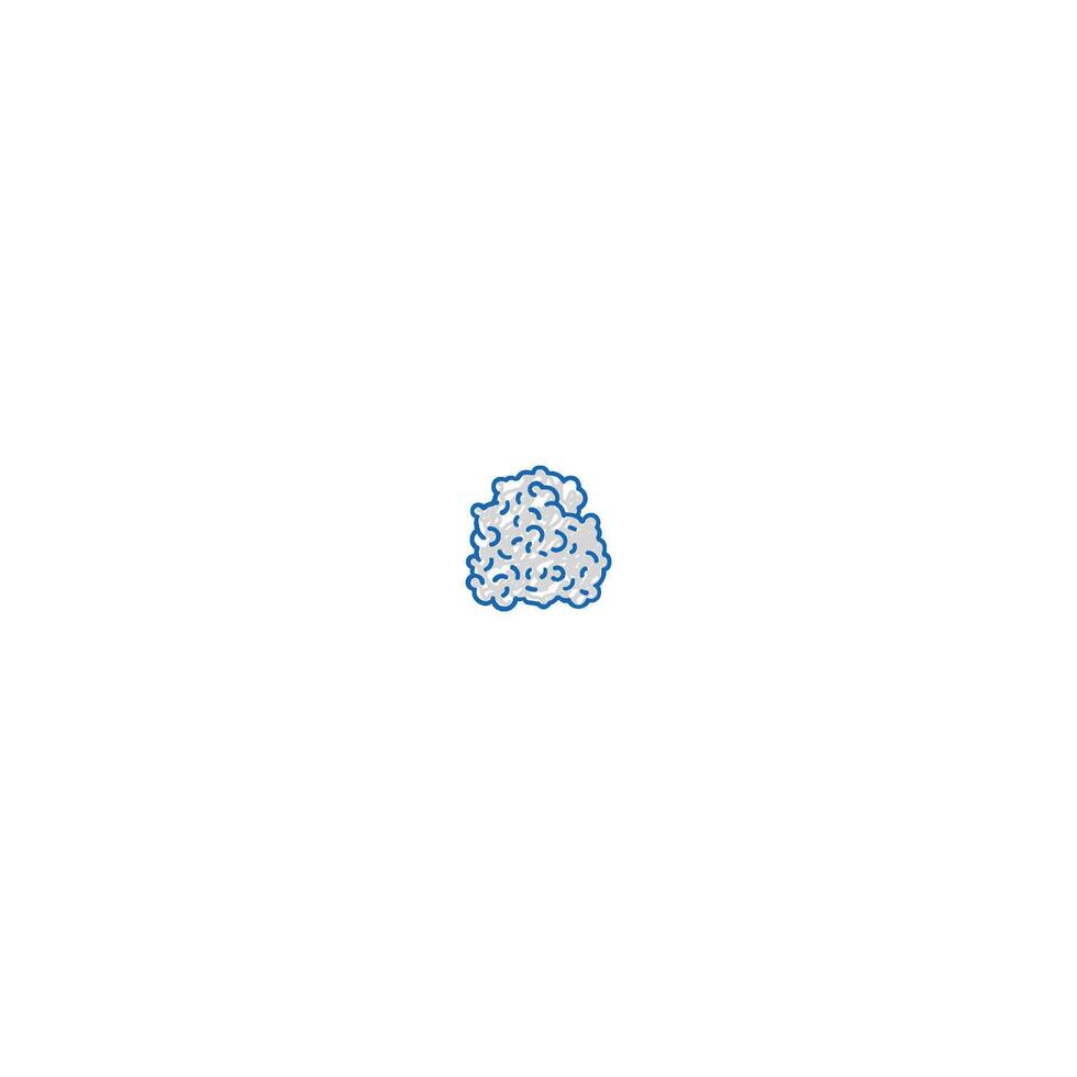 paper pulp icon doodle illustration vector