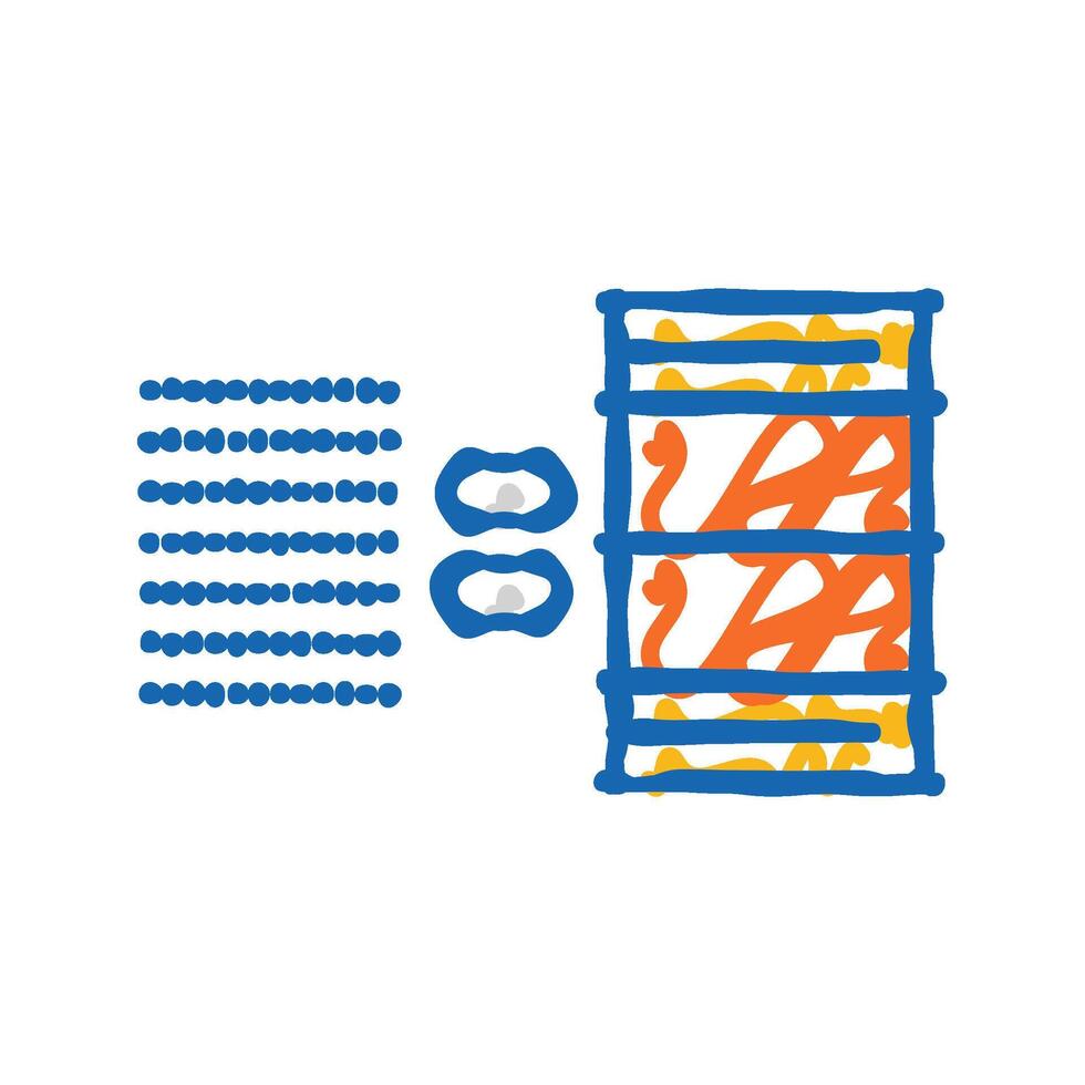 barrel of oil equivalent boe icon doodle illustration vector