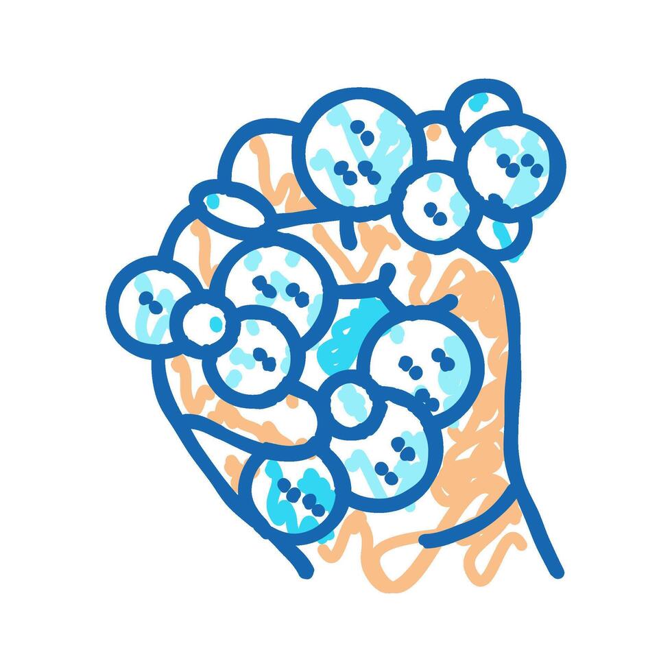 squeeze toy fidget icon doodle illustration vector