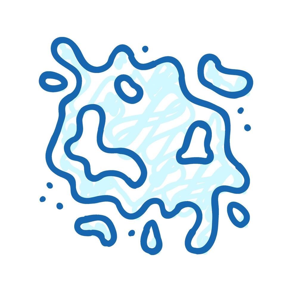 splash bleach icon doodle illustration vector