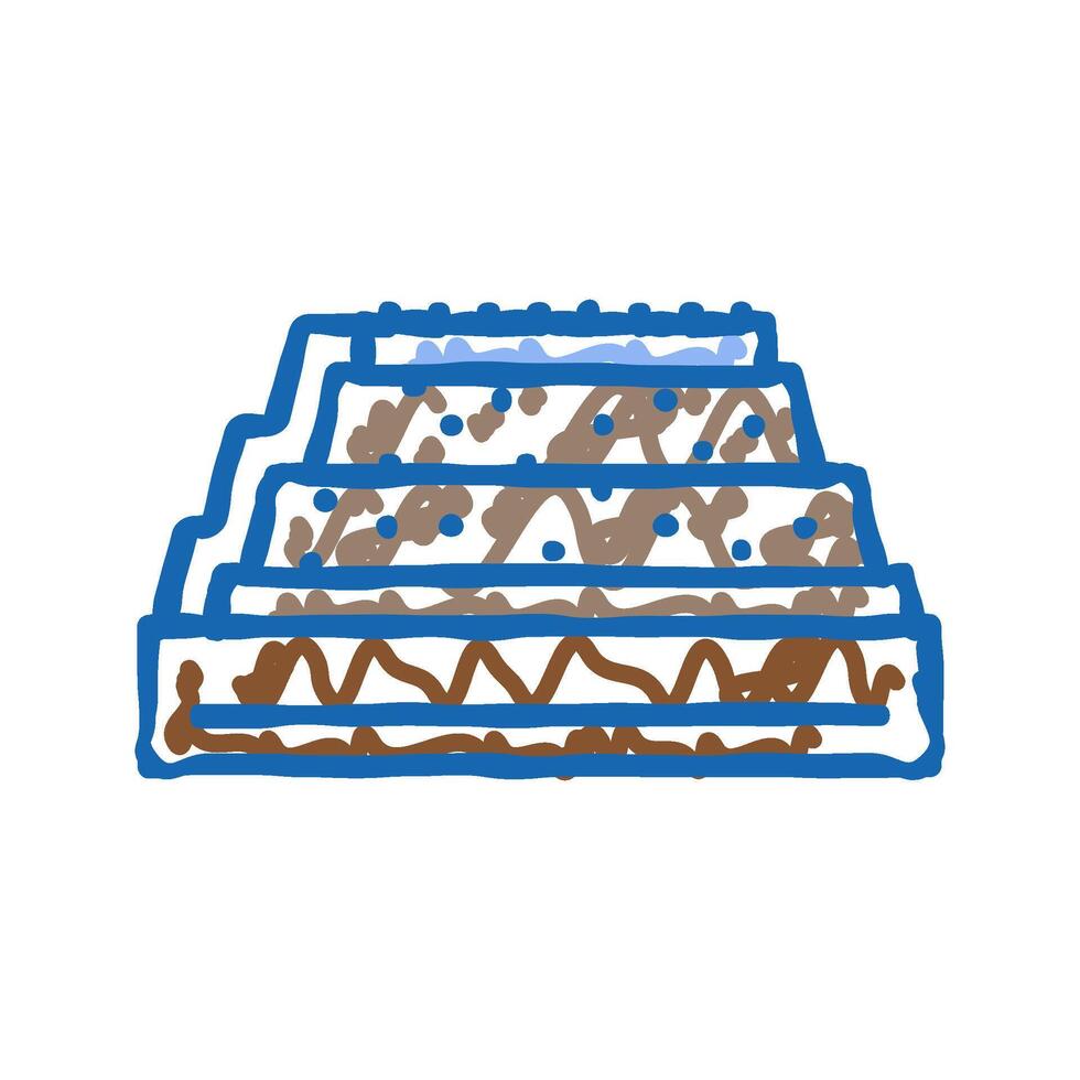 removing copper from oxide ore icon doodle illustration vector