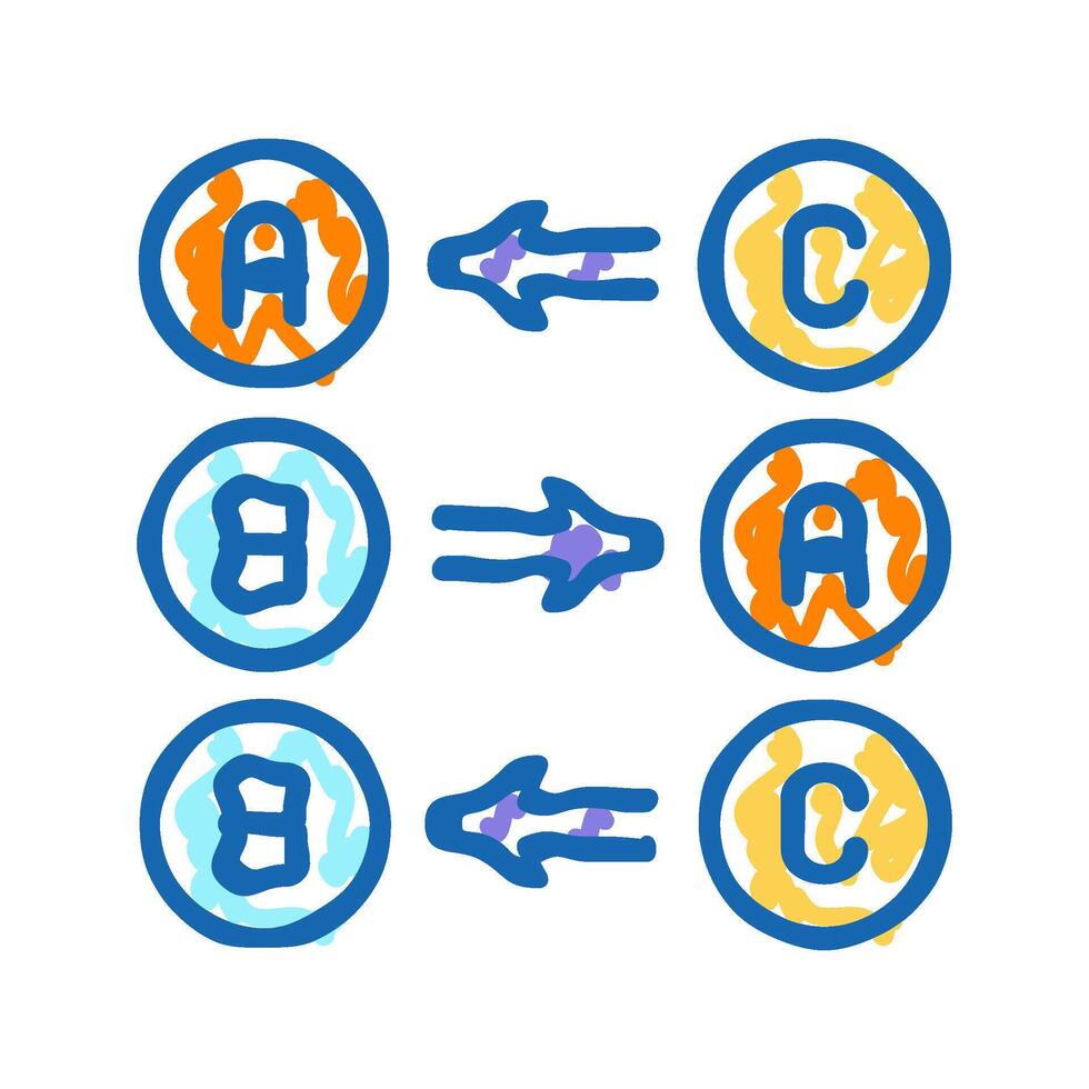 logic math science education icon doodle illustration vector