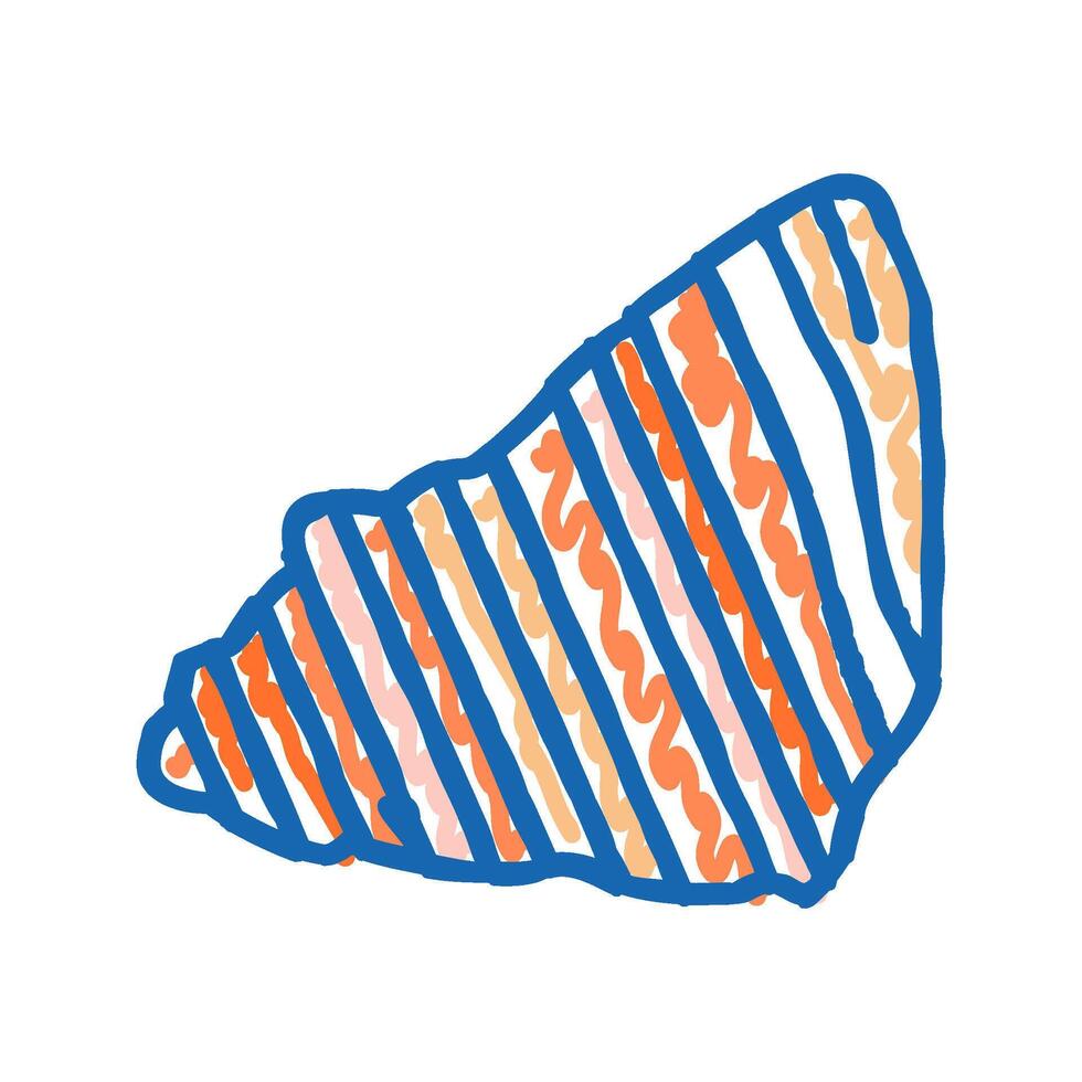 sandstone rock icon doodle illustration vector