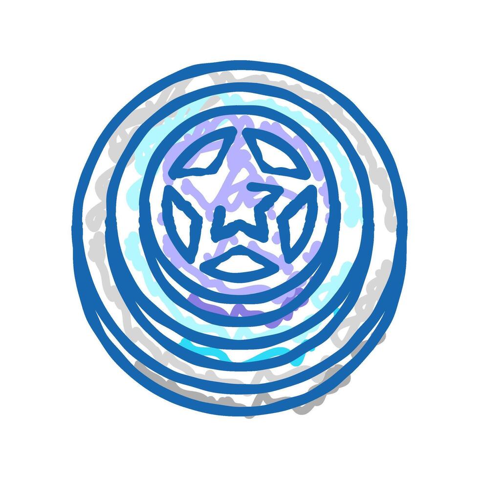 star game progress award icon doodle illustration vector