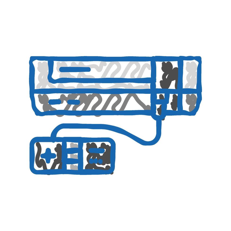 game console icon doodle illustration vector