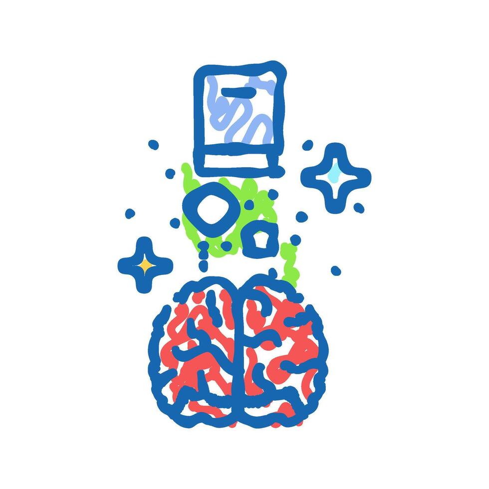 grind motivation icon doodle illustration vector