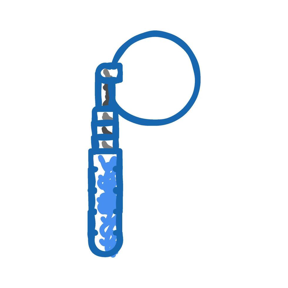 oil filter wrench tool icon doodle illustration vector
