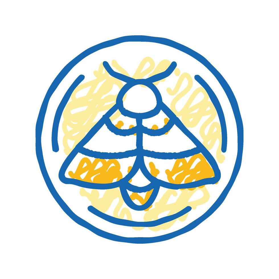 silk fabric cloth icon doodle illustration vector