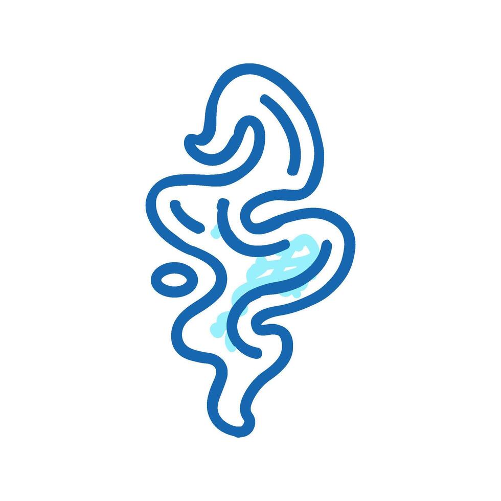 vapour smell icon doodle illustration vector