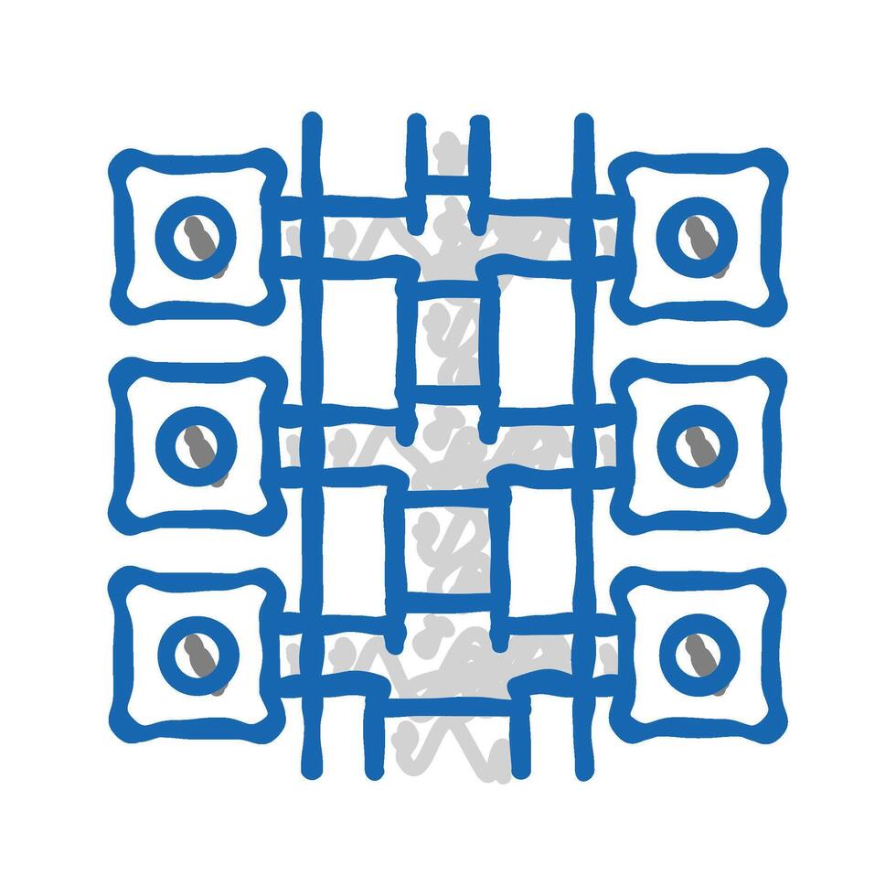 ductwork ventilation icon doodle illustration vector
