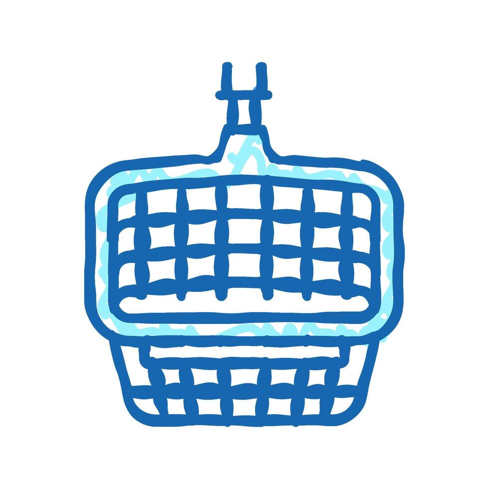 leaf scoop pool icon doodle illustration vector