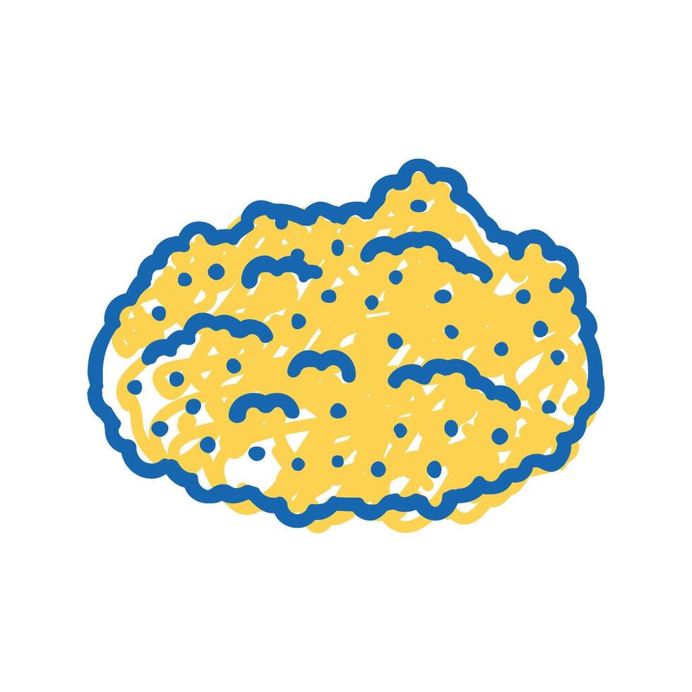 semolina grain healthy icon doodle illustration vector