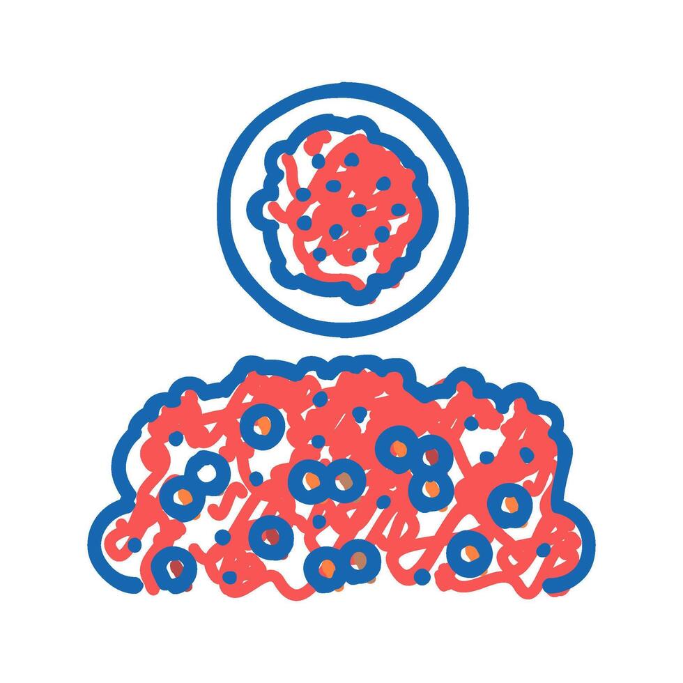 dagoussa groat icon doodle illustration vector