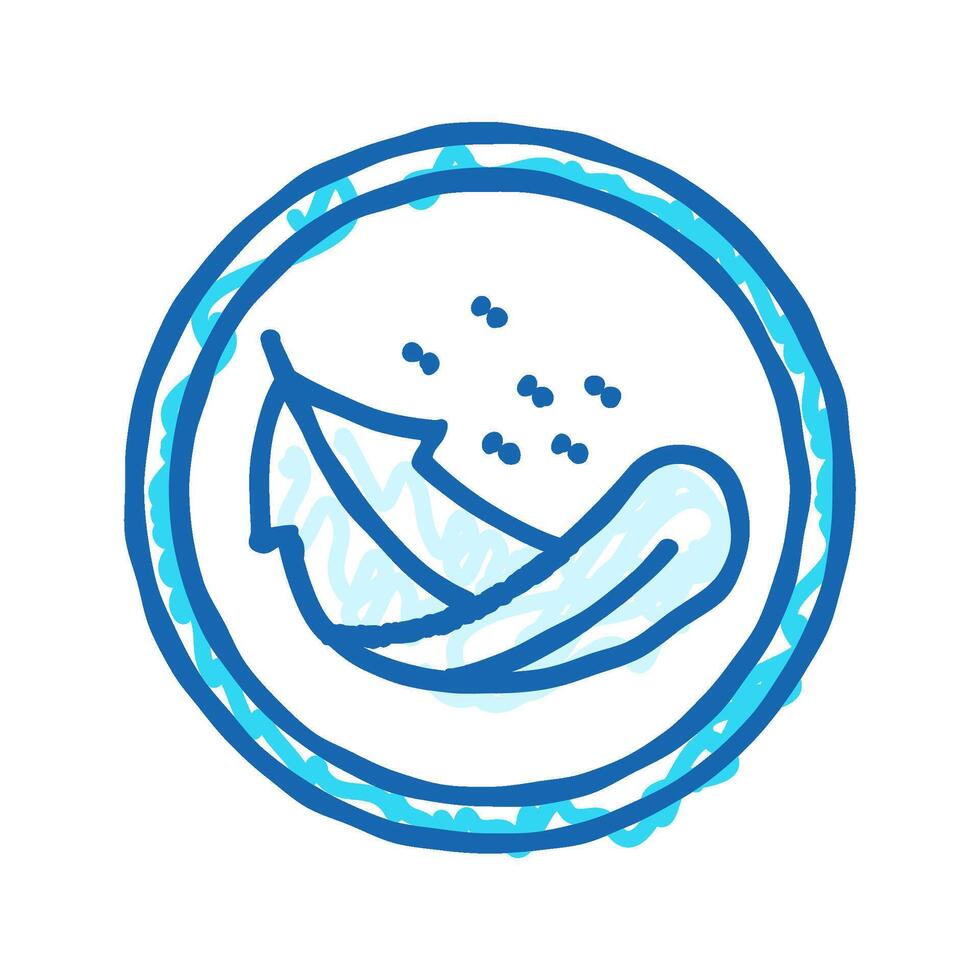 lightweight product label caution icon doodle illustration vector