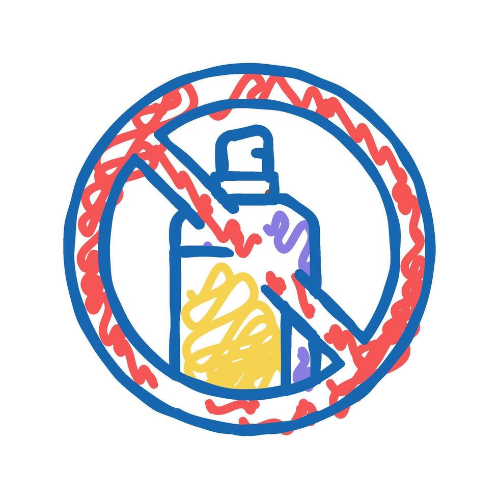 sedatives addiction icon doodle illustration vector