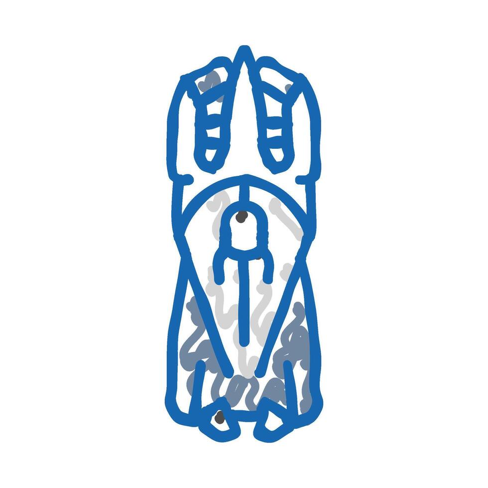 race car top view icon doodle illustration vector