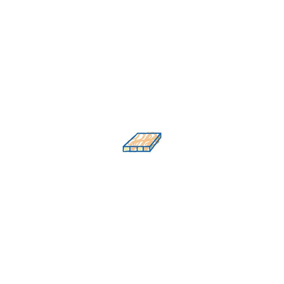 flush door shutters icon doodle illustration vector