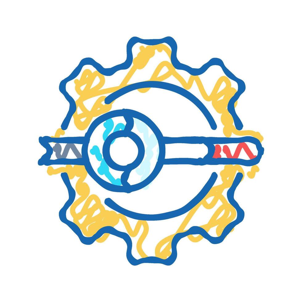 rapid application development software icon doodle illustration vector