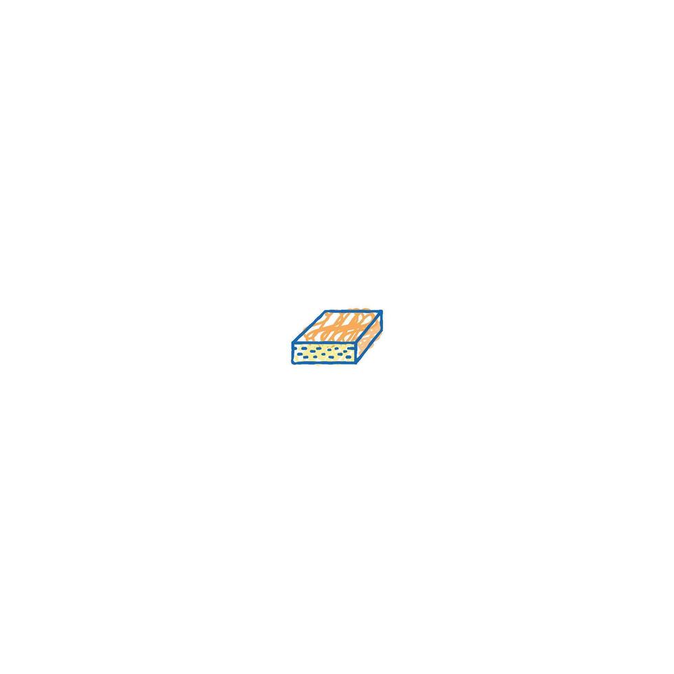 chip board icon doodle illustration vector