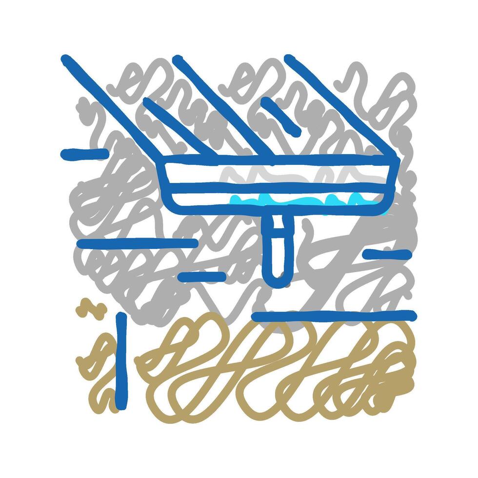 ceiling putty icon doodle illustration vector