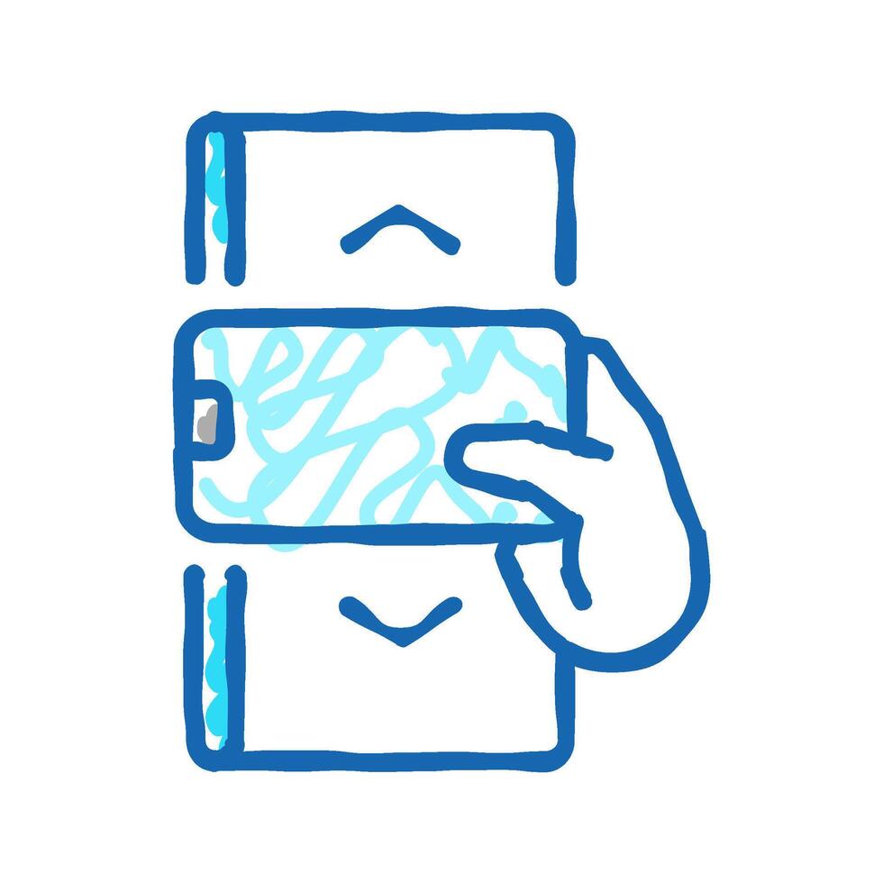 svg internet scroll icon doodle illustration vector