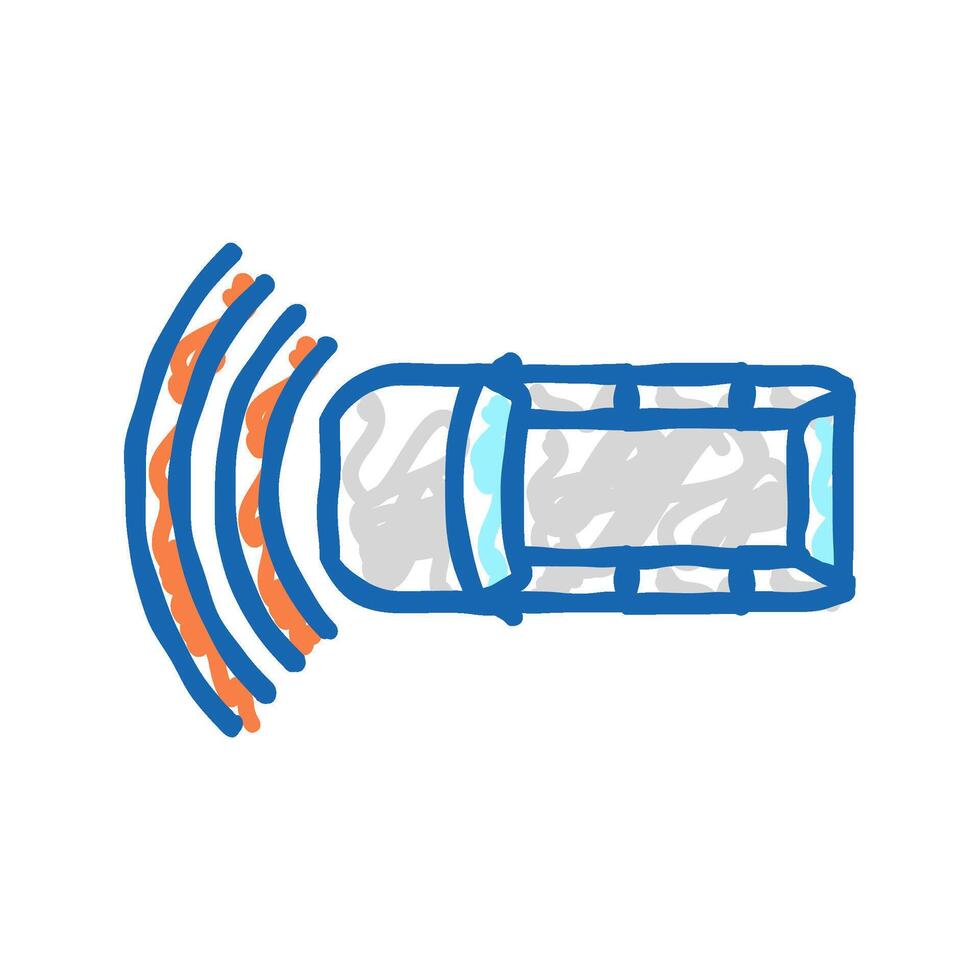 cruise control car icon doodle illustration vector