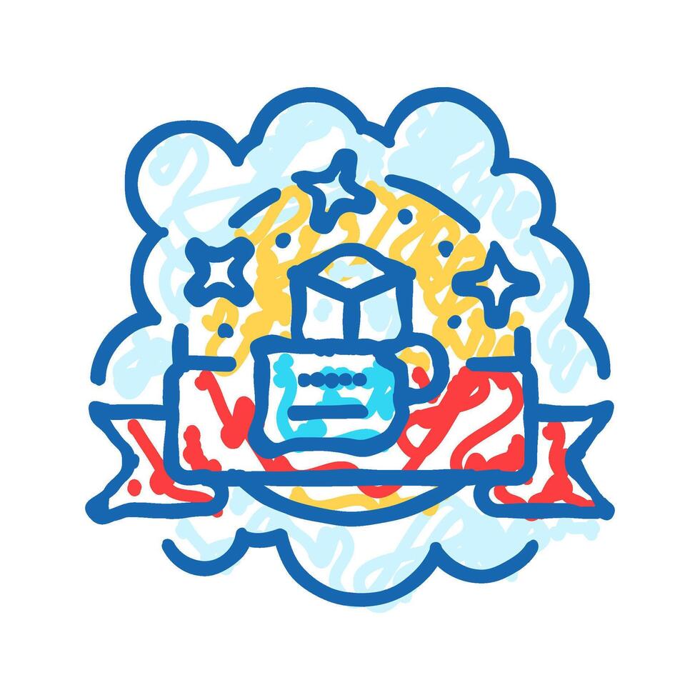 brand image consumer behavior icon doodle illustration vector