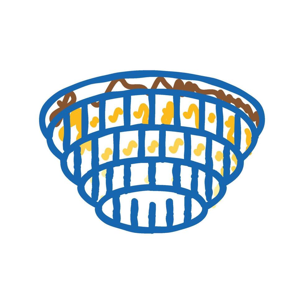 chandelier lamp ceiling icon doodle illustration vector
