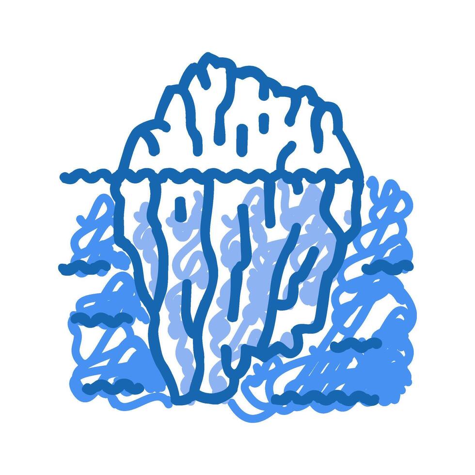 heatwave weather natural phenomena icon doodle illustration vector